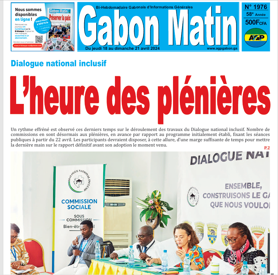 l'heure des plénieres 